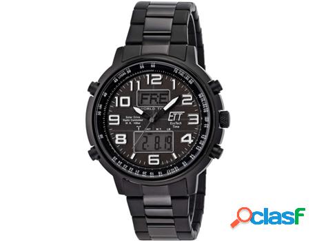 Reloj ETT ECO TECH TIME Hombre (Acero Inoxidable - Negro)
