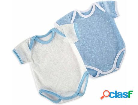 Ropa para Muñecas ARIAS Set 2 Bodies Azul y Blanco (20 x 10