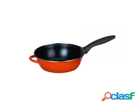Sarten honda mango y asa orange 32 cm