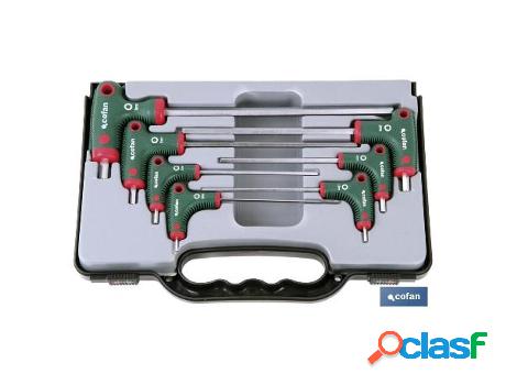 Set destornillador t 7 pcs hexag.