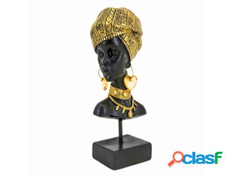 Signes Grimalt - Figura Africana con Base Negro de Resina |