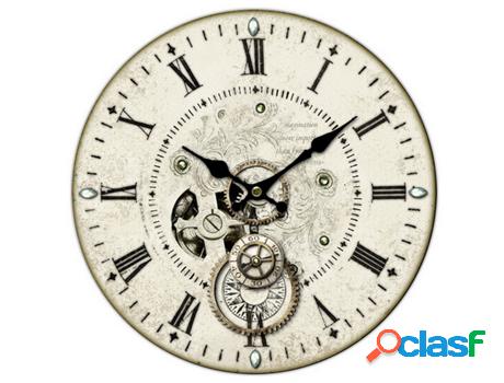 Signes Grimalt - Reloj Pared Gris de Mdf | Reloj Reloj