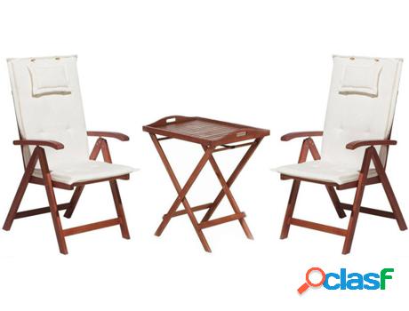 Sillas 33339 (Marrón - Madera de Acacia -69x68x105 cm)