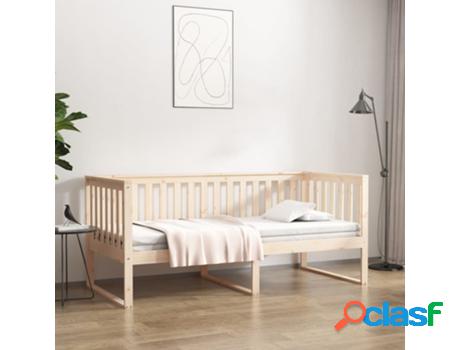 Sofá Cama VIDAXL Madera Maciza De Pino 90X200 Cm