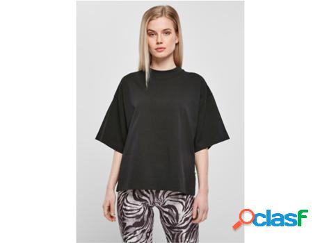 T-shirt URBAN CLASSICS Algodón Mujer (Negro - XXL)