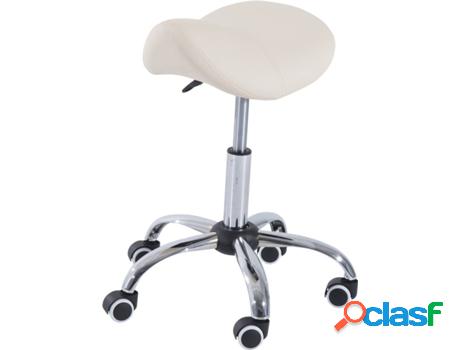 Taburete con Ruedas HOMCOM Dentista y Peluquero