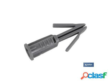 Taco flecha placas de yeso 6 x 10mm caja 100 unid.
