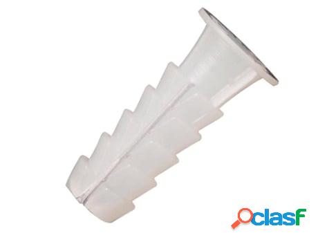 Taco wolfpack plástico blanco 7 mm. (25 unidades)