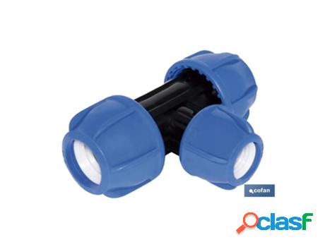 Te 90° reducida pp pn16 25 x 20 x 25 caja 20 unid.