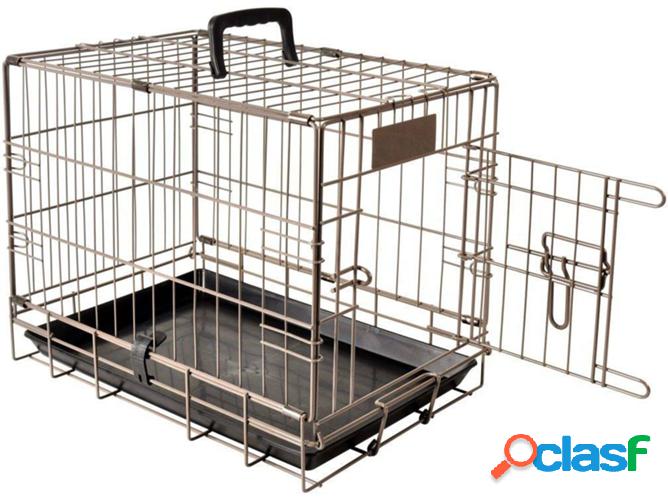 Transportín para Perros FLAMINGO 1 Puerta (Negro -