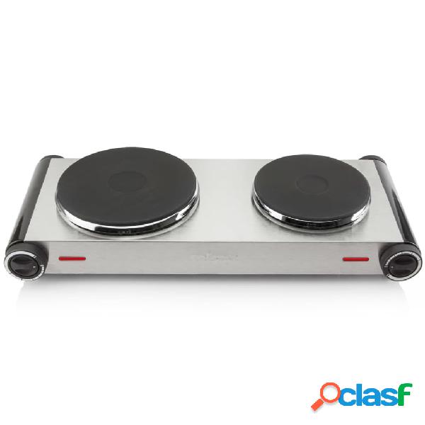 Tristar Hornillo eléctrico con dos placas, 2500 W