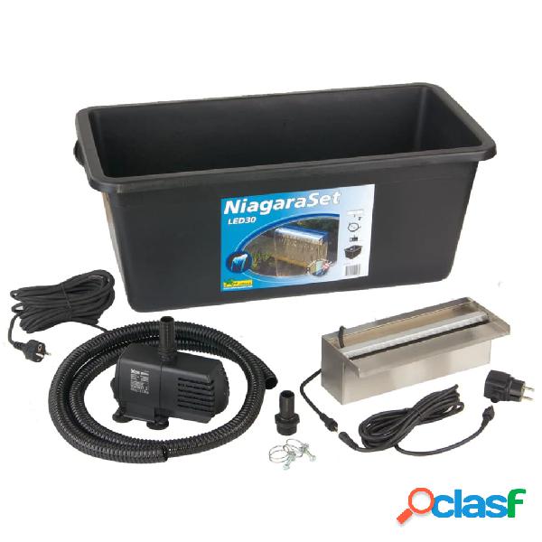 Ubbink Conjunto De Cascada Niágara 30 cm LED Con Bomba
