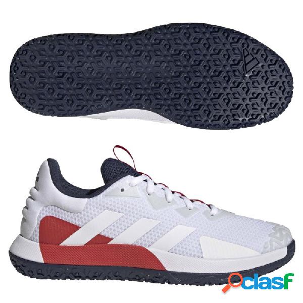 Zapatillas adidas solematch control m oc blanco rojo 42 2/3