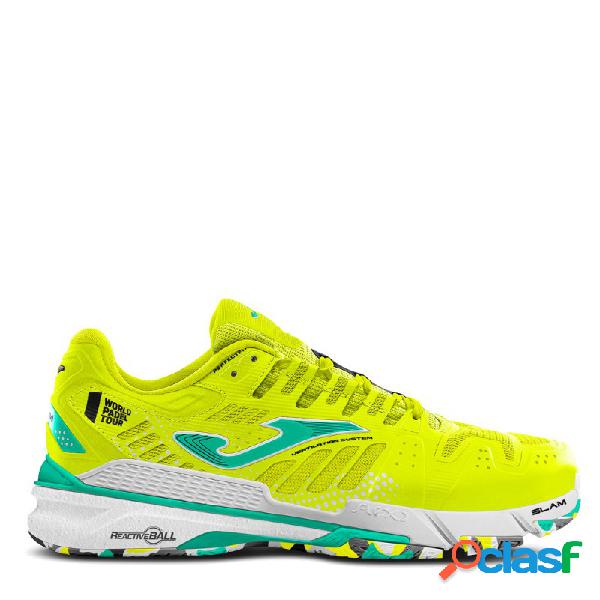 Zapatillas joma t.slam lady 2209 amarillo fluor turquesa 37