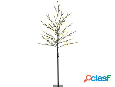 Árbol con Luces HOMCOM 830-549V91BK Negro