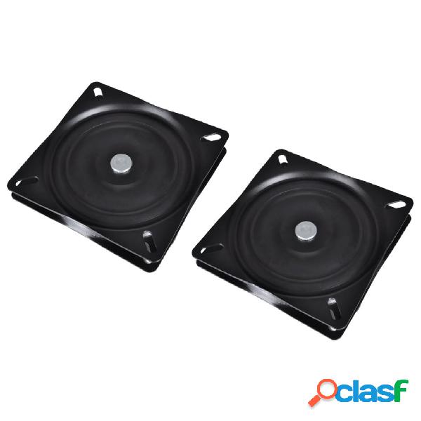 vidaXL Base giratoria asiento de barco 2 uds estándar