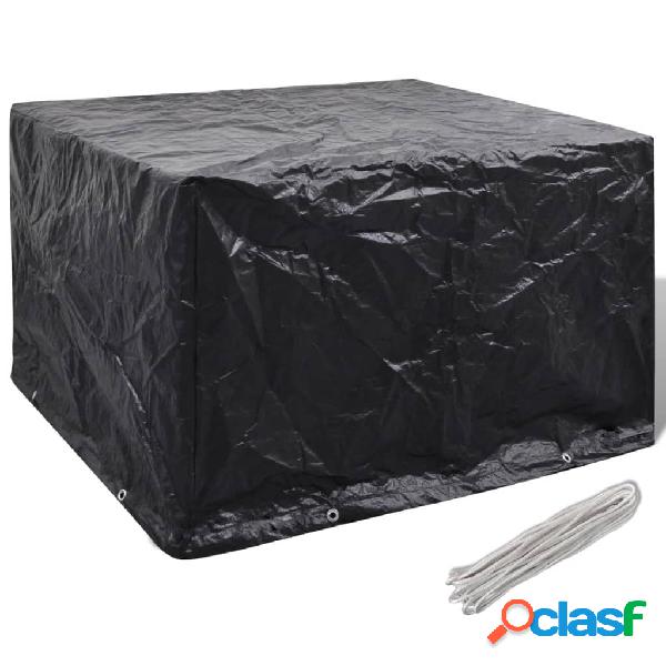 vidaXL Cubierta para muebles de jardín 8 ojales 135x135x90