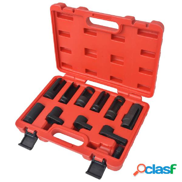 vidaXL Set de llaves para unidad de sensores 11 piezas