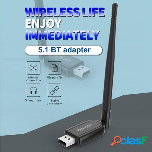 100M BT5.1 Transmisor Receptor de audio 3.0 Mbps Dongle