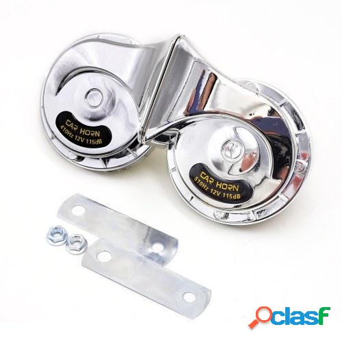 12V 2Pcs aire fuerte cuerno de caracol eléctrico de doble
