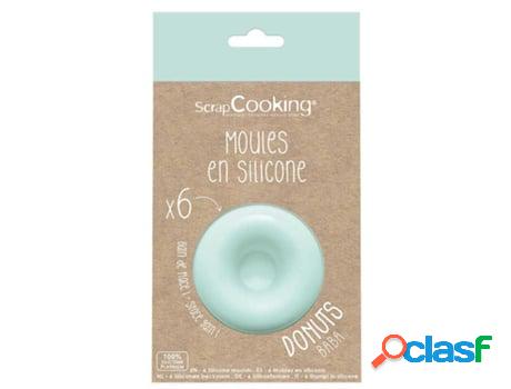 6 moldes de silicona - Donuts