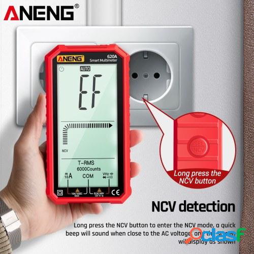 ANENG Pantalla LCD de 4.7 pulgadas Multímetro digital AC /