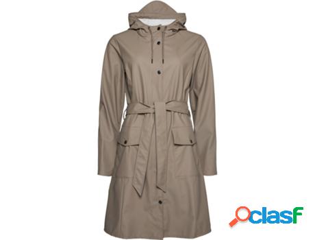 Abrigo RAINS Mujer (XL - Marrón)