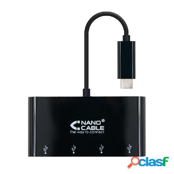Adaptador Usb-c A 4xusb3.0 Tipo A 10