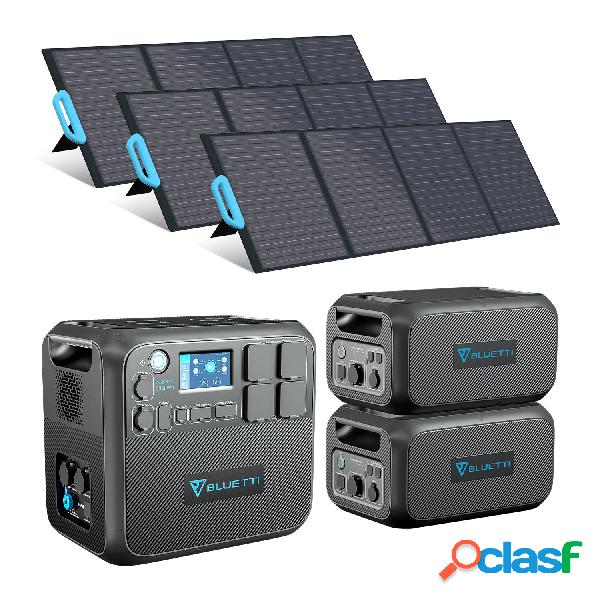 BLUETTI AC200Max + 2/B230 + 3/PV120 Generador Solar Kit