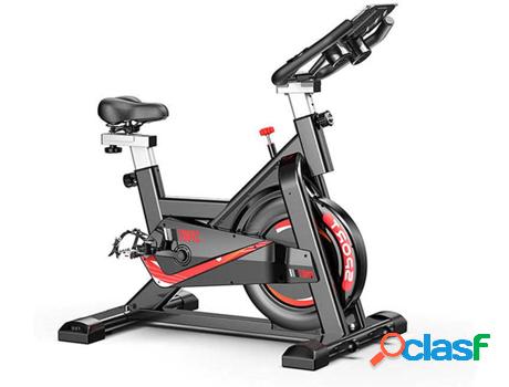 Bicicleta de Spinning FITNESS TECH Saman - Rojo y Negro