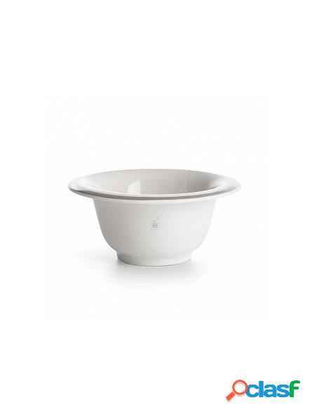 Bol de Afeitar de Porcelana Mühle Blanco & Cromo