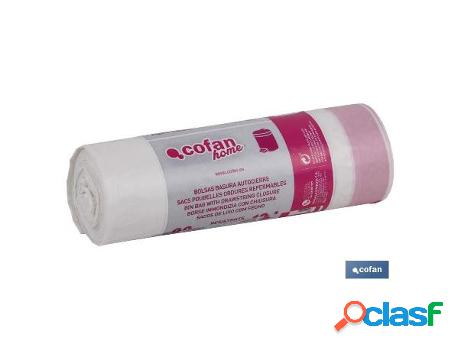 Bolsas plástico autocierre 35x50 g.120 color blanco 20 uds