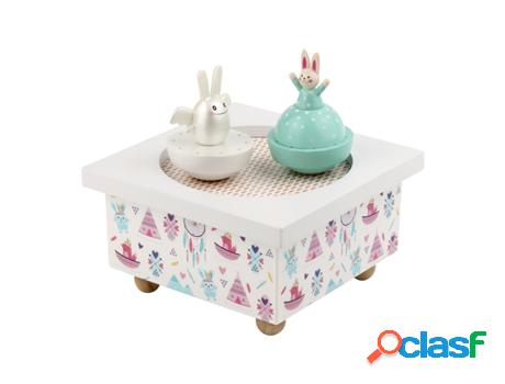 Brinquedo Interativo TROUSSELIER (Madera - Blanco - 11.5 x