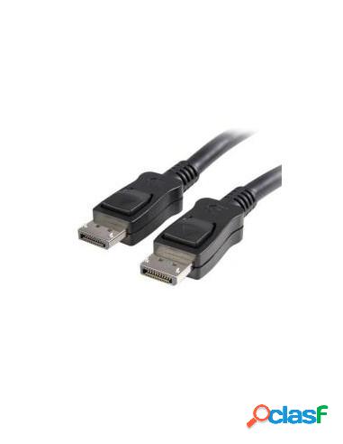 CABLE STARTECH DISPLAYPORT MACHO / DISPLAYPORT MACHO 4K 0.5M