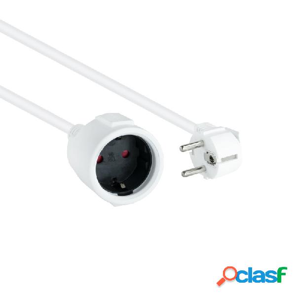 Cable Alim. Alargador Schuko Blanco, 2