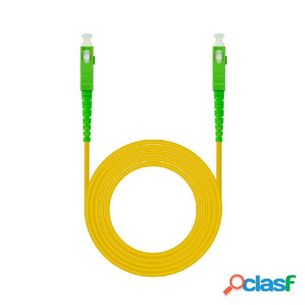 Cable Fibra Sc/apc-sc/apc Monomodo Lszh Amaril.