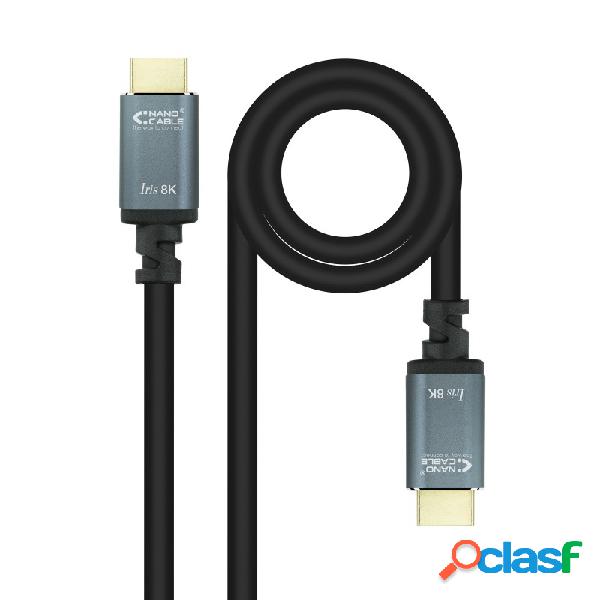 Cable Hdmi 2.1 Iris 8k A/m-a/m Negro 1.5