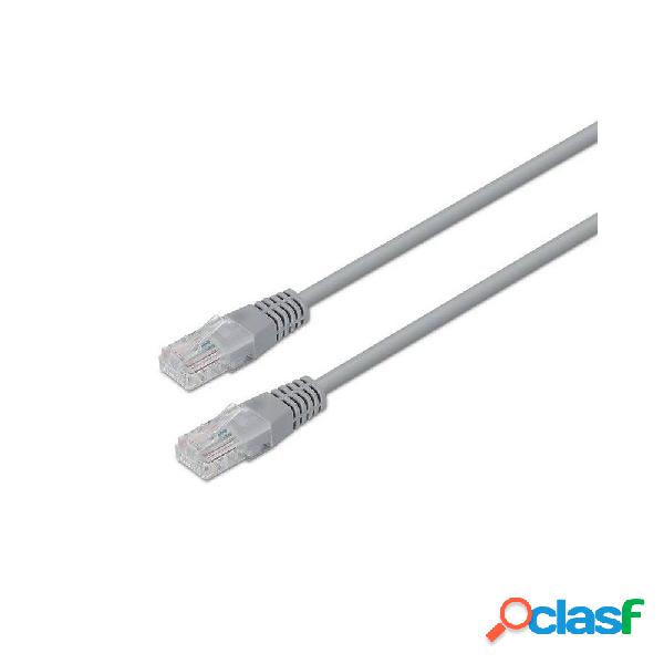 Cable de Red RJ45 UTP Aisens A133-0180 Cat.5e/ 3m/ Gris