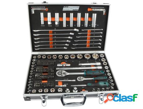 Caja De Roquets 1/4 Y 1/2 232 Piezas BRÁDER MANNESMANN