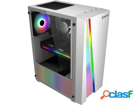 Caja PC UNYKACH GLAYZE (ATX Tower - Blanco)