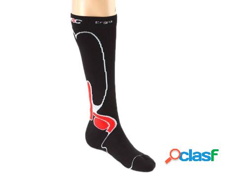 Calcetines MSC Calcetine Compre Ergo Negro Rojo