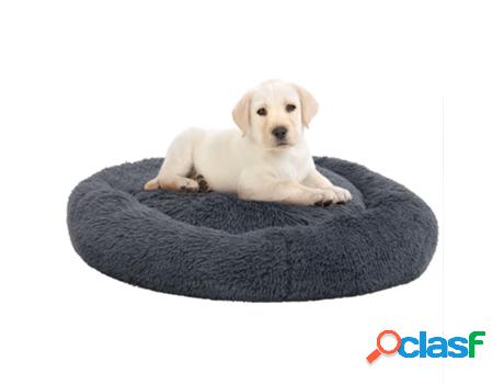 Cama para Perros VIDAXL n/a (Gris - Felpa - 70 x 70 x 15 cm)