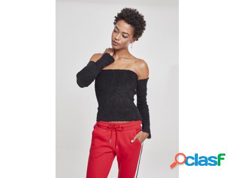 Camiseta URBAN CLASSICS Mujer (3XL - Negro)