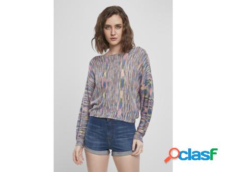 Camiseta URBAN CLASSICS Mujer (Multicolor - M)