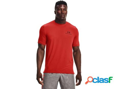 Camiseta para Hombre UNDER ARMOUR Rojo (Tam: M)