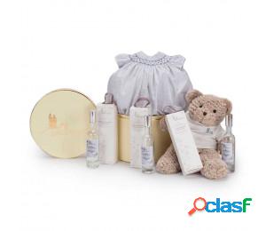Canastilla bebé liberty niño gris