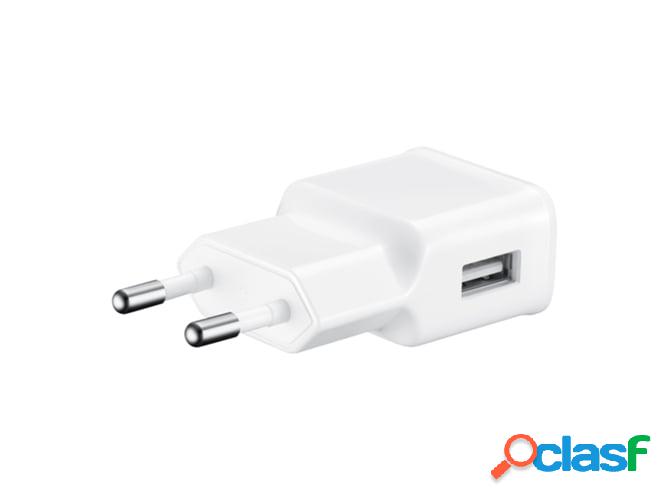 Cargador Adaptador Red Carga Rápida SAMSUNG 2 MAH Blanco