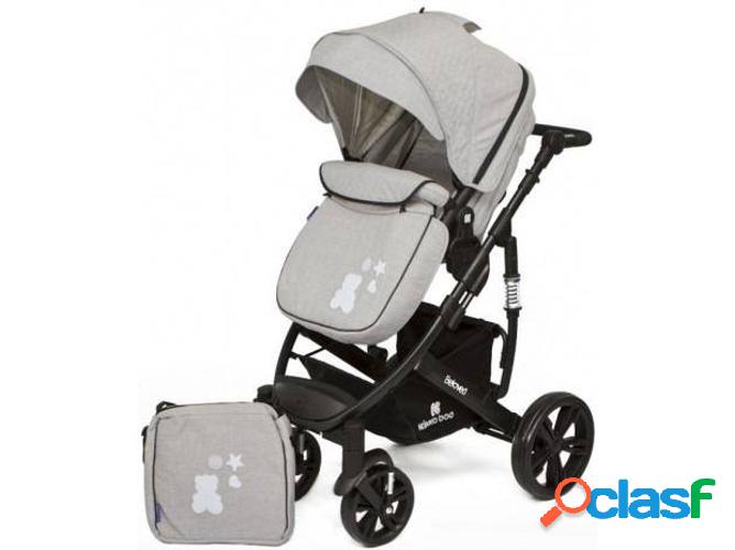 Carrito de Bebé Duo KIKKA BOO Beloved 2 En 1 Gris
