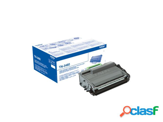 Cartucho de tóner Original BROTHER TN3480 Negro 8.000
