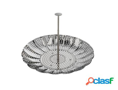 Cesta vaporera acero inoxidable, plegable ø 13,5 / 23 cm.